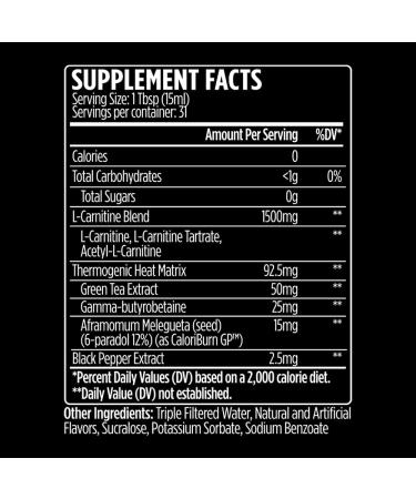 VMI Sports L-Carnitine 1500 Heat | Stimulant-Free Thermogenic Support | 1500mg L-Carnitine Liquid | Granny Apple Flavor - Buy Online on GoSupps.com