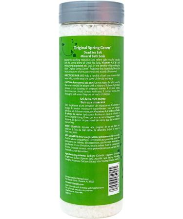 Vitabath Original Spring Green Mineral Bath Soak - Muscle Recovery & Relaxation with Dead Sea Salts - 27 oz - Buy Online on GoSupps.com