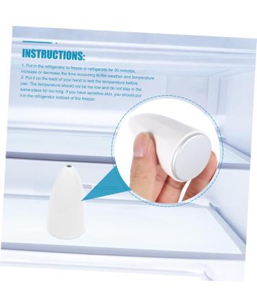 Ipetboom 1pc Iced Beauty Instrument Face Roller Ice Globes for Face Facial Roller Face Roller Face for Ice Roller for Face Facial Face Ice Roller 7.5X4X4CM White - Buy Online on GoSupps.com