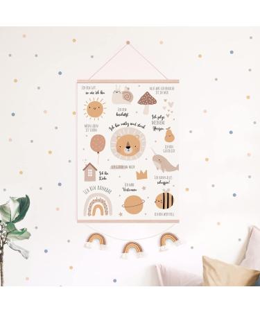 Meinbaby123 Affirmation Images | DIN A2 Poster for Children's Room | Premium Wall Decor | Inspirational Baby Room Decorations - Buy Online on GoSupps.com