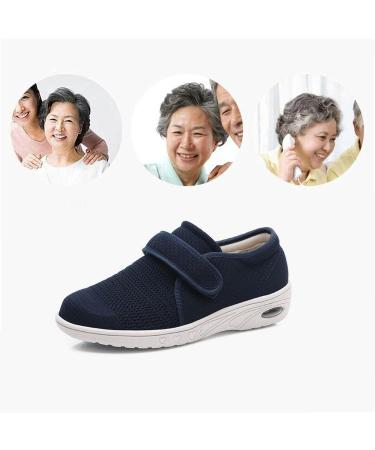 Yytcsjz Diabetic Slippers Extra Wide Mens Breathable Hospital Shoes - Elder Extra Wide Orthopaedic Comfort Shoes in Grey - Perfect Gift for Healthier Elderly Parents - Buy Online on GoSupps.com