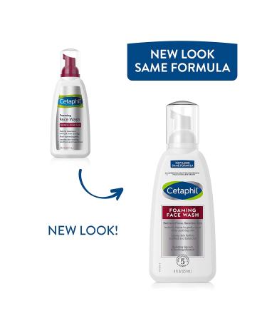 Cetaphil Foaming Face Wash 8 fl oz | Gentle Cleansing for All Skin Types - Buy Online on GoSupps.com