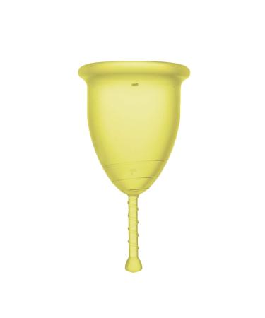 Rainbow Cup menstrual cup made of medical silicone different colors size and color crescent moon sonnen size 1 yellow Taglia 1 semitonica