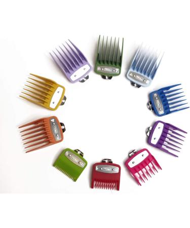 Professional Line Attachment Combs All Sizes with Strong Metal Fitting Cutting Guide Fit - Super Taper Chromepro Balding Magic 5 Star and Other Standard Full Sized Clippers - Buy Online on GoSupps.com