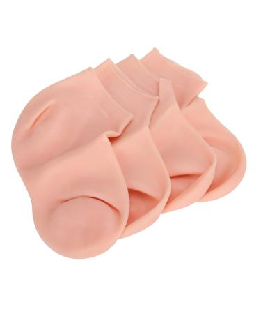 Verdant Touch Foot Care Elastic Socks Moisturizing Anti-Cracking Exfoliating Feet Care Socks 2 Pairs Elastic M(36-38)