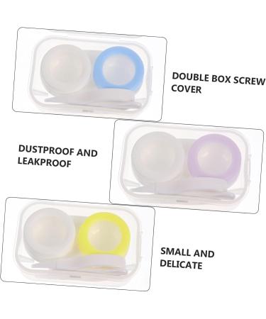 4-Piece Contact Lens Travel Case Set - Applicator Container & Tweezers for Lenses | Perfect for Travel - Buy Online on GoSupps.com