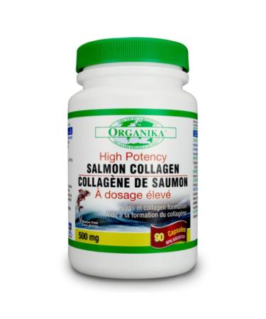 Organika Salmon Collagen 500mg 90 Capsules