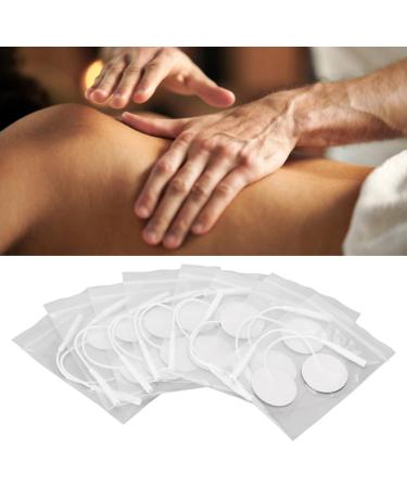 16pcs Self-Adhesive Electrode Patches for TENS Machines - Reusable Round Pads - 3cm (2.0) - Buy Online on GoSupps.com