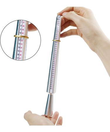 NIUPIKA Ring Sizer Set and Mandrel Finger Sizing Gauge with Rubber Hammer - US Size Jewelry Measurement Tools - Buy Online on GoSupps.com