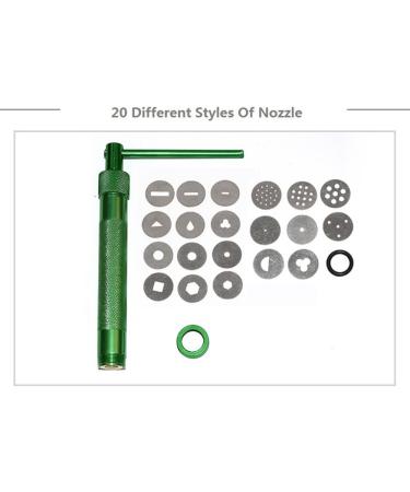 Mofa Professional Ultimate Clay Extruder Gun with 20 Tips - Cake Decor & Sugar Paste Tools - Buy Online on GoSupps.com