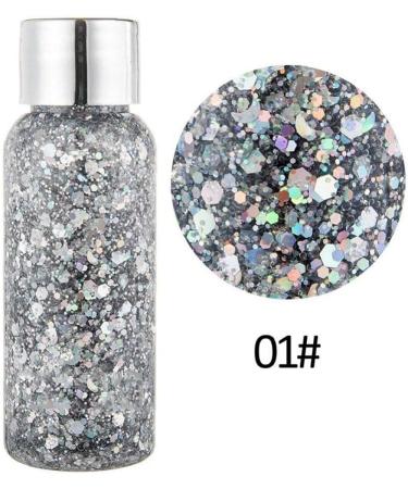  TOSSPER Eye Glitter Hair Styling Face Glitter Gel Art Flash Heart Loose Cream for Festival Party Decoration - Buy Online on GoSupps.com