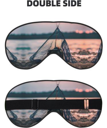 SSIMOO Starfish Fishing Nets Eye Mask | Double-Sided Light Blocking | Enhance Sleep Quality | Soft & Comfortable | International Shipping - Buy Online on GoSupps.com