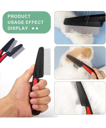 KGDUYC 2PC Flea Comb for Dogs & Cats - Effectively Remove Fleas Insects & Dirt | Best Pet Grooming Tool - Buy Online on GoSupps.com
