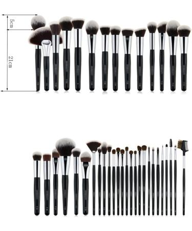 Marycan Makeup Brush Set | 40 Professional Wooden Handle Brushes for Foundation Powder and Eye Makeup | Top Quality Cosmetic Tools for Flawless Application - Buy Online on GoSupps.com