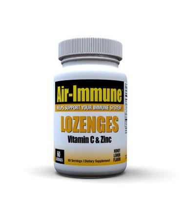 Air Immune Logenges with Vitamin C and Zinc Supports Immune System Potent Antioxidants 60 Lozenges 60 Servings