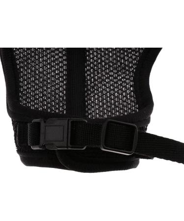 B Blesiya Rabbit Harness - Comfortable Breathable Adjustable Mesh Leash - Black L & S - Ideal for eCommerce International Shipping - Buy Online on GoSupps.com