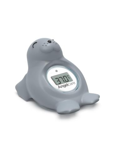 Angelcare Bath and Room Thermometer - Happy Seal Grey One Size