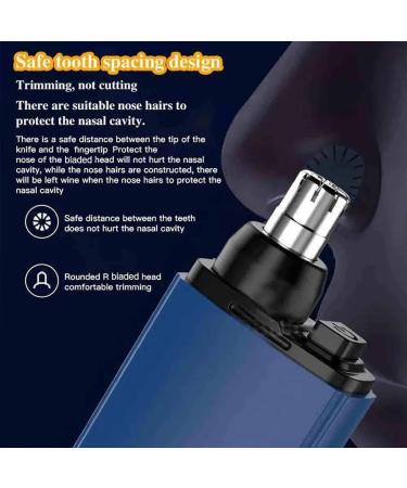 Pikapipy Portable Nose Hair Trimmer - 2 in 1 Painless & Precision Electric Nasal Hair Cutter IPX7 Waterproof for Men & Women - Shop Internationally - Buy Online on GoSupps.com