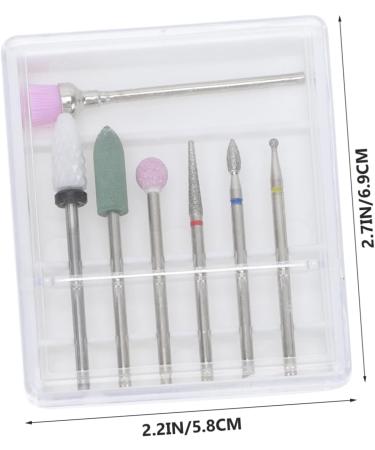 Ipetboom Rotary Tool 1 Set Grinding Head Tungsten Steel Corundum Head Faux Nails 6.9x5.8cm Assorted Color - Buy Online on GoSupps.com