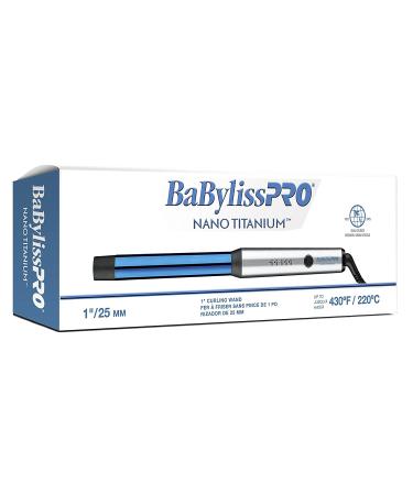BaBylissPRO Nano Titanium 1 Inch Curling Wand - Professional Hair Styling Tool - Buy Online on GoSupps.com