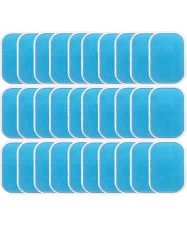 Ustnir 30 pieces ems gel pad gels pad for ems trainer belly trainer electrical muscle stimulation EMS muscle stimulator spare parts ABS trainer replacement gel sheet replacement pad belly arm muscle stimulation