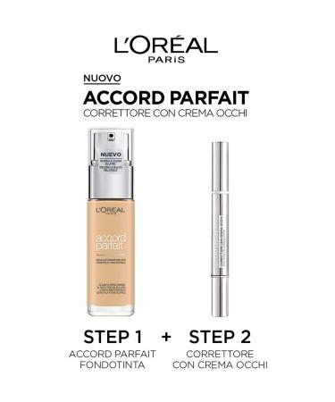 L'Or al Paris Accord Corrector Parfait Eye Cream - Medium Tone 3-5N Natural-Beige | International Shipping Available - Buy Online on GoSupps.com