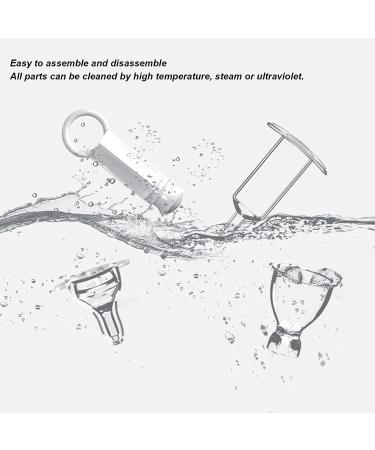 Silicone Liquid Droppers - Clear Plastic Medicine Feeder for Babies & Elderly - Food Grade PP Tube with Silicone Head - Buy Online on GoSupps.com