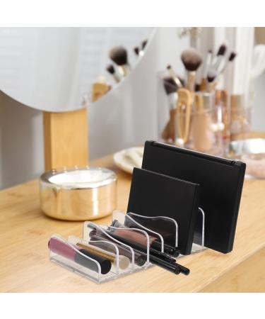 Ciieeo Acrylic Organiser 10 pcs Plastic Blush Divided Eyeshadow Countertop for Clear Bathroom Display Eye Wallet Stand 17.2X8.5X5.3CMx5pcs Transparentx5pcs - Buy Online on GoSupps.com