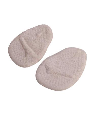 Milisten High Heel Pads Forefoot Pads for Heels Silicone Forefoot Pads Arch Support Shoe Forefoot Support Pads Shoes Forefoot Cushions Shoe Filler Women's Insoles Massage Miss Beige