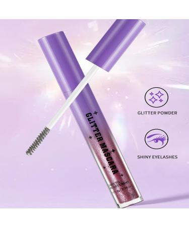  Manolyee Glitter Mascara Long-Lasting | Waterproof Lengthening Curling Long-Lasting Eyelash Makeup for Weddings Dates Travel Parties Evening Events Stage Performances Proms - Buy Online on GoSupps.com