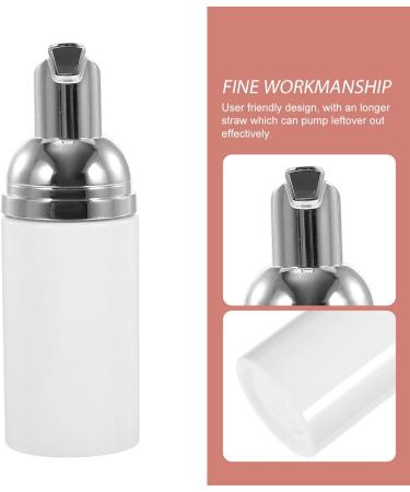 Beaupretty 6-Piece Refillable Foam Soap & Airless Lotion Bottle Set - Travel-Friendly Plastic Donor Bottles in Silver - Buy Online on GoSupps.com