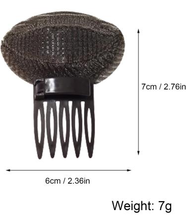 Bump It up Volume Hair Clip Sponge Clip Front Hair Base Sponge Clip Front Hair Base Puff Hair Head Cushion Increase Hair Pad Comb Bump up Volume Hair Base for Hairstyle Tools Accessories Shakven Coffee - Buy Online on GoSupps.com