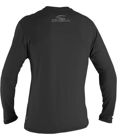 O'NEILL Basic Skins L/S Rash Tee Black 2XL - Ideal for 6'0-6'2 and 210-230 lbs - Buy Online on GoSupps.com