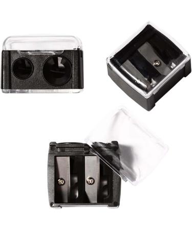 Dual Cosmetic Pencil Sharpener for Eyeliner, Lip Liner & Eyebrow Pencil - Multi-Sized Sharpener - Buy Online on GoSupps.com