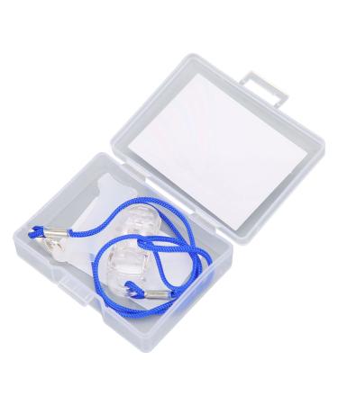 Hearing aid lanyard Sound Aid Protector Clip Transparent Sound Aid Clip A13 Fastening protection with blue HDO leash Anti Lost Rope Sound Amplifier EAR AIDS for Sound Amplifier M (Monaural)