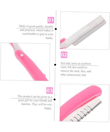 NOLITOY Eyebrow Trimming Blade & Facial Hair Razors - 2 Sets Women's Fuzz Shaver & Brow Makeup Tool for Perfect Hair Removal - Buy Online on GoSupps.com