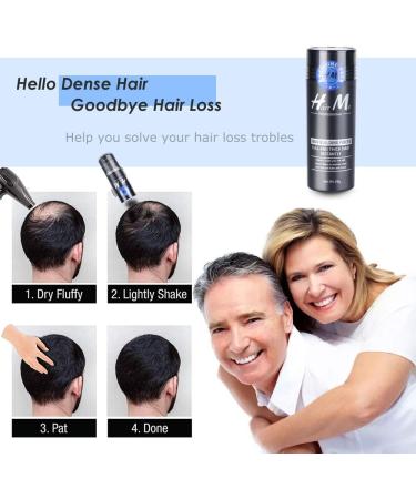 Hair Powder Densifying Powder Volume Brown Baldness Man Hair Building Fibers Dark brown  - Buy Online on GoSupps.com