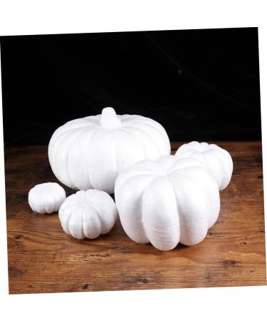 Ciieeo 5pcs Simulation Pumpkin Mold Artificiales Para Foam Pumpkin Home Decoration Arts and Crafts for Kids Artificial Pumpkin Plants Decor Child Blank White Decoration Fake - Buy Online on GoSupps.com