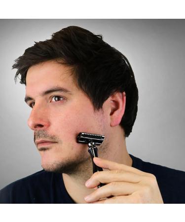 Mylily Razor Hobel with 5 Blades | Eco-Friendly Safety Razor for Women | Zero Waste Shaving | Perfect Shave | Plastic-Free Intimate Area Care | Black - Buy Online on GoSupps.com