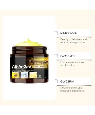 rabuu Multi-Action Care Cream For Dry & Sensitive Skin Hydrating Body Lotion Non-Greasy Fast Absorption Soothes & Refines Texture - Buy Online on GoSupps.com