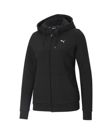 Puma ladies sweat jacket l puma black-cat