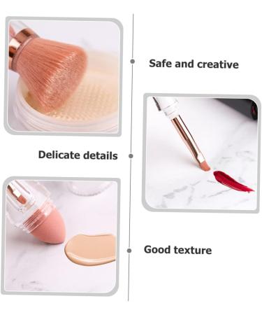 Angoily Powder Brush Makeup Brush Portable Brush Travel Powder Brush Blush Brush Foundation Brush for Powder Makeup Brush for Makeup Women s Suits Miss Cosmetics Acrylic 4 in 1 - Buy Online on GoSupps.com