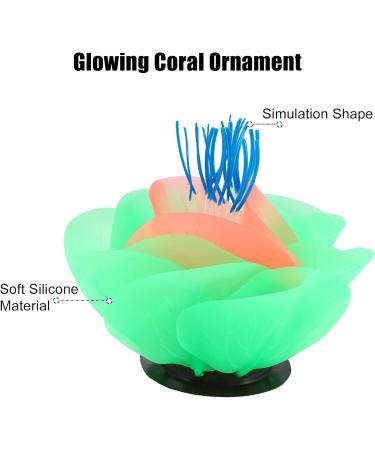 VOCOSTE Aquarium Simulation Coral - Realistic Green Silicone Water Flower for Stunning Aquatic Decor - Buy Online on GoSupps.com