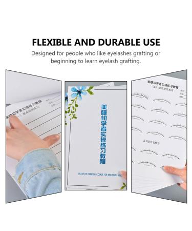 FOMIYES 6 Sheets Eyelash Grafted Workbook - Self Learning Course & Practice Paper for Beauty Professionals - Buy Online on GoSupps.com