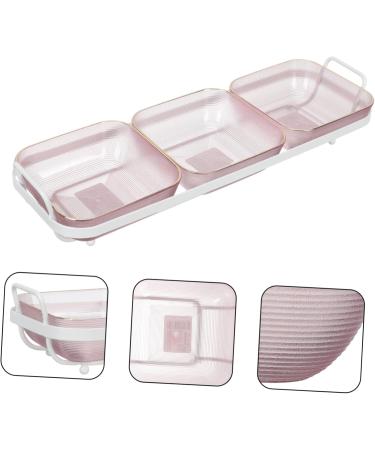 PRETYZOOM Serving Tray 1 Set Dried Fruit Storage Box Condiment Dipping Sauce Bowl Make Tea 37.5x12.4cm Dark Red - Buy Online on GoSupps.com