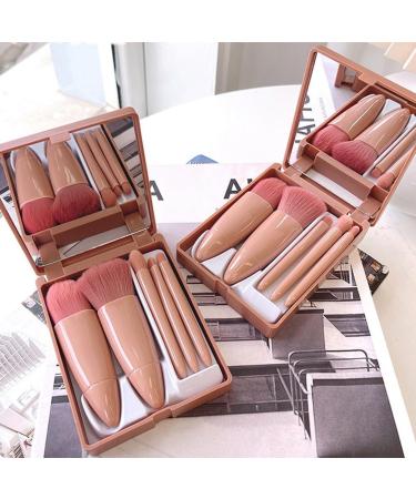 Clyictz Portable Makeup Brush Set for Cosmetics Foundation Blush Powder Eyeshadow Blending Makeup Brush Beauty Tool - Buy Online on GoSupps.com