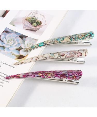 Livekiy 6 Pcs Alligator Hair Clips - Non-Slip 5.5 inch Duckbill Metal Clips for Women's Thick & Thin Hair - Gold - Buy Online on GoSupps.com