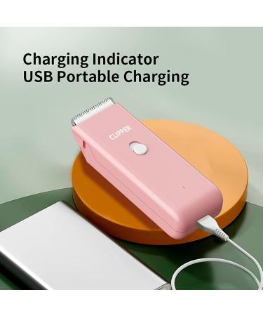 Pet Grooming Clippers Kit - Low Noise Electric USB Rechargeable Trimmer for Dogs, Cats & Pets - Pink - Buy Online on GoSupps.com
