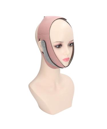 Facial Slimming Strap - V Shaped Breathable Soft Face Lifting Belt Bandage in Pink - M Size | Boost Your Contours - Buy Online on GoSupps.com