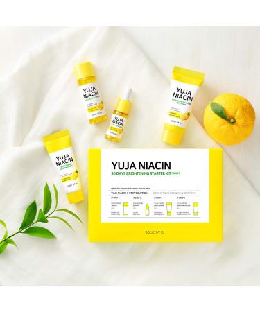 SOME BY MI Yuja Niacin Brightening Starter Kit - Toner Serum Gel Cream & Sleeping Mask for Melasma & Blemish Care | International Shipping - Buy Online on GoSupps.com